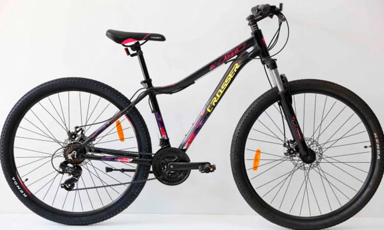 Велосипед Crosser Angel 26" 2021, размер М, black